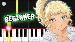 Otaku Ni Yasashii Gal Wa Inai? Op - I-Dle - Hide And Seek - Beginner Piano Tutorial Sheet Music