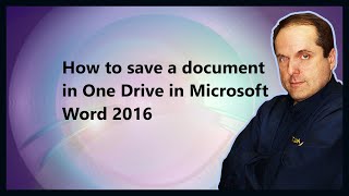 Famous How to save a document in One Drive in Microsoft Word 2016 Profile