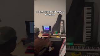 HE CAN MAKE ROCK MUSIC!?!? #recordproducer #music #musicproducer #sampleflipping #sampletype
