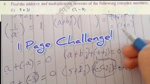 Exercise 1.2 Ques 4 (all parts) | Complex Numbers | FBISE | KPK Board | Mathematics New Book