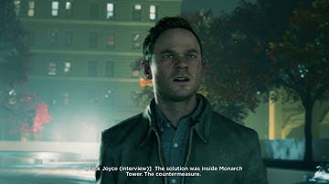 Quantum Break - Monarch HQ: Jack Arrives at Tower (Clarice Interview) 
