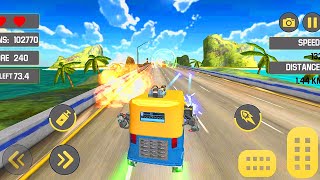Game Rickshaw Android Driving - City Tuk Tuk Shooting Simulator screenshot 1