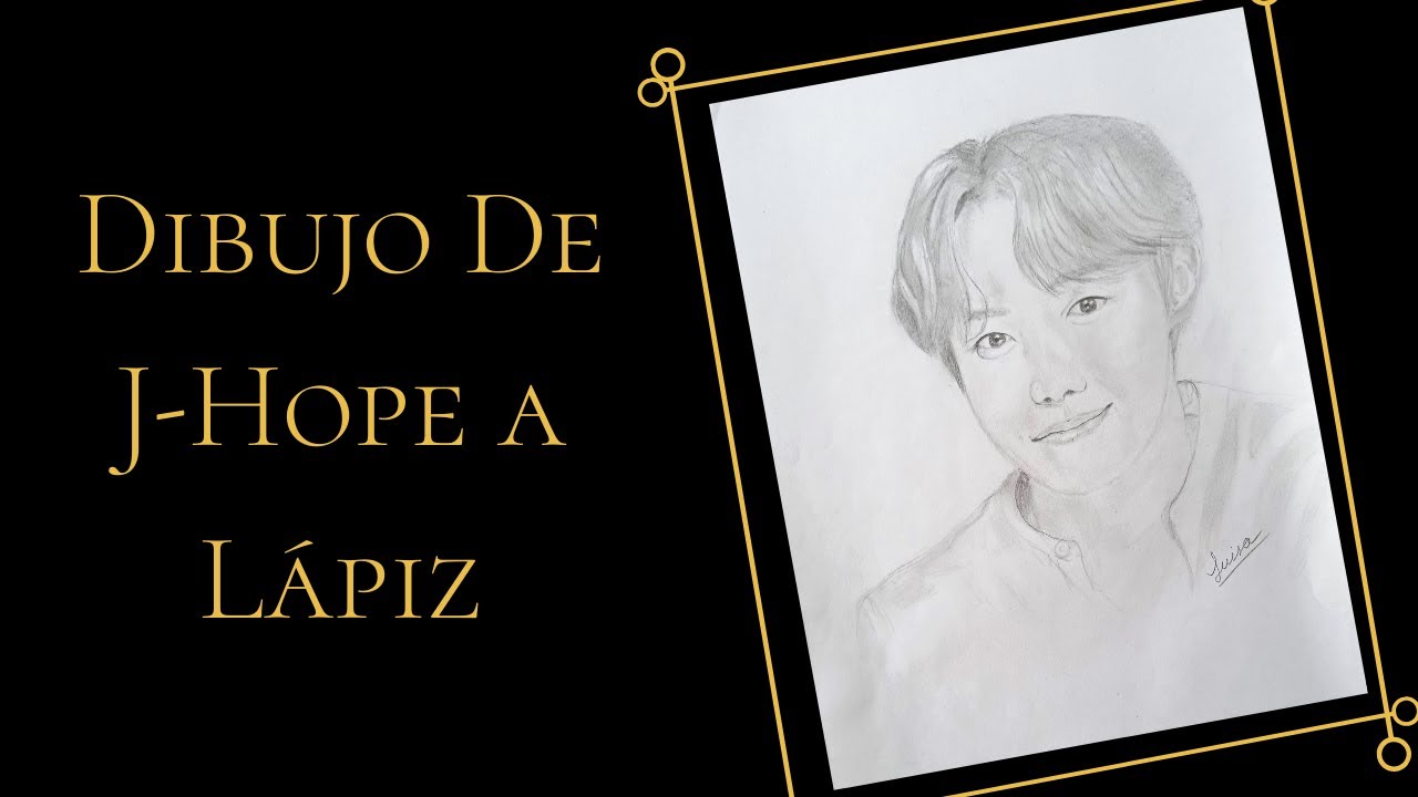 Dibujo de J-Hope de BTS a lápiz - YouTube