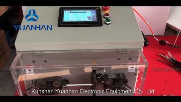 Automatic round sheath cable stripping machine/Double layer stripping machine