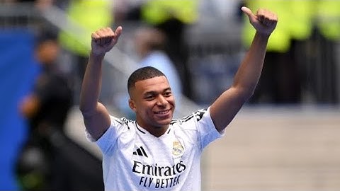 kylian mbappe presentation at real madrid Full video