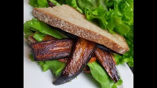 I am Mr.Vegan - Smokey Aubergine Bacon BLT