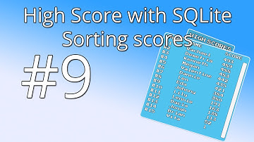 9. Unity tutorial: High score with SQLite - Sorting scores