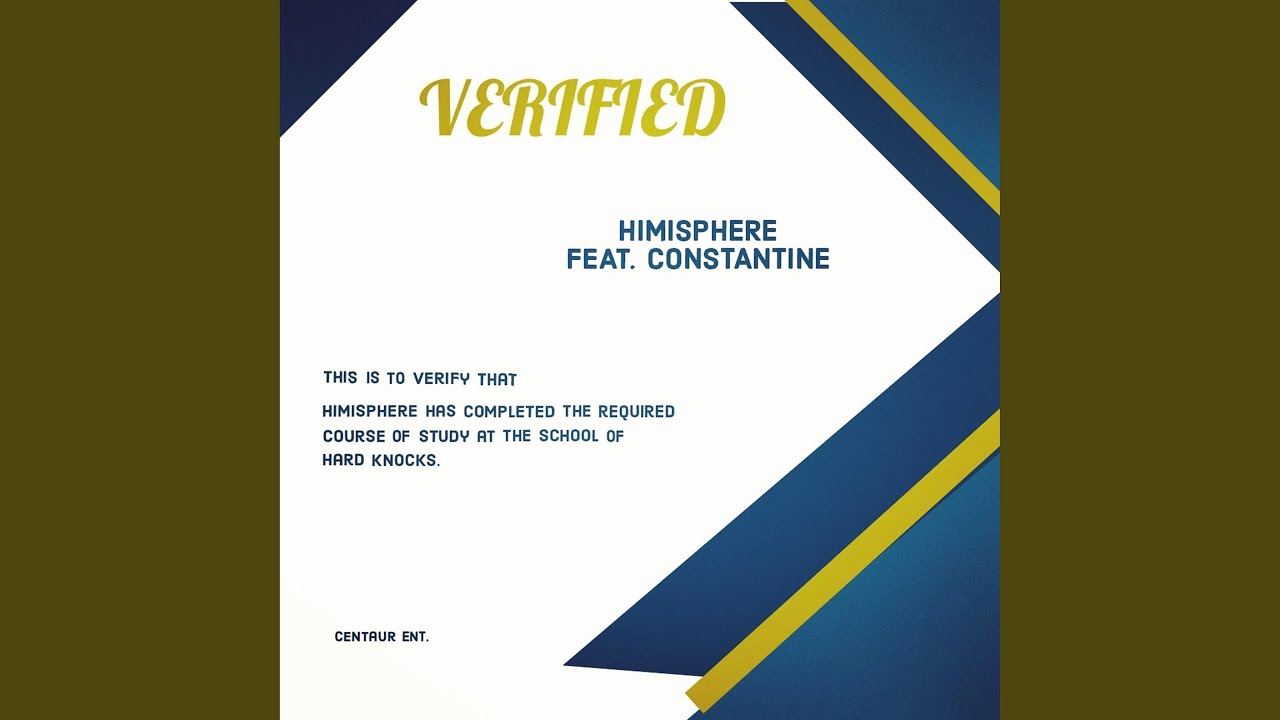 Watch Verified (feat. Constantine) on YouTube Watch Verified (feat. Constantine) on YouTube