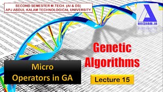 Famous Micro Operators in Genetic Algorithm | Genetic Algorithms (M.Tech. - AI & DS) - Lecture 15 Net Worth