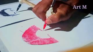 Draw Like a printer Level 2 Anushka vs Virat