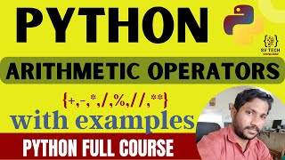 Famous Operators In Python | Arithmetic Operators |lecturer 04 | part 01 Python Tutorial | #python Net Worth