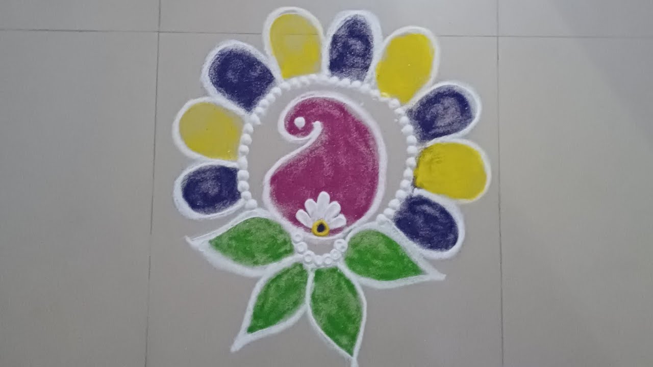 Function Rangoli function rangoli | occasional rangoli 🌺| खुप सोपी आणि सुंदर function ...