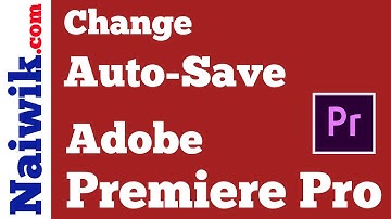 How to change Auto Save settings in Adobe Premiere Pro 2020