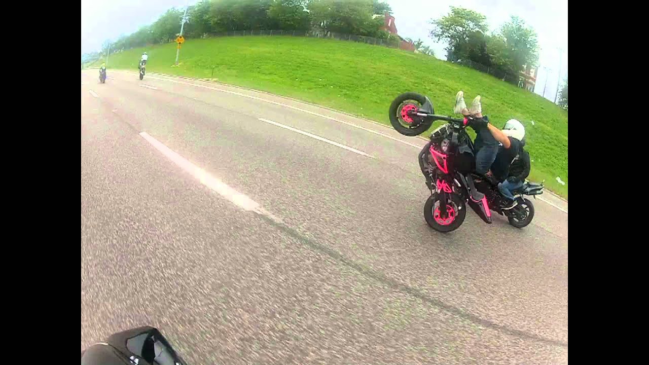 Street Bike Wheelies Mopar 2012 YouTube