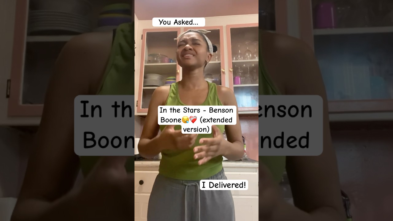 In the Stars by Benson Boone | A Deeper, Longer #singing #cover #shorts
