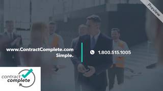 Bid.  Build.  Bill. -  ContractComplete com