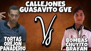 TORTAS/OREJON/PANADERIO VS BOMBAS/CHUYITO/BRAYAN | CALLEJONES DE GUASAVITO | 9-DIC-2021