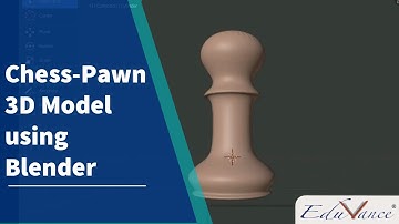 Creating 3D model of a Chess pawn using Blender
