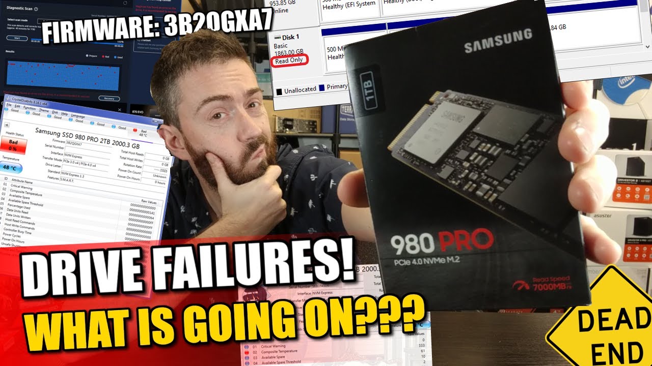 Samsung SSDs Dying! 980 Pro, 990, 970 EVO PLUS, PM9A1 and More Reporting  Failures – Everything We Know So Far! – NAS Compares