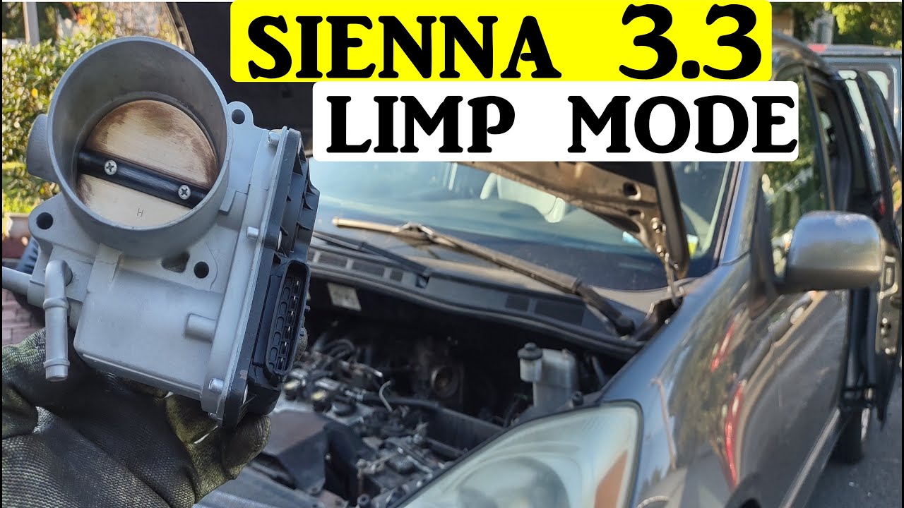 toyota sienna won't accelerate code p2111 limp mode - YouTube