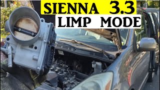 Toyota sienna won't accelerate code p2111 limp mode Solved
