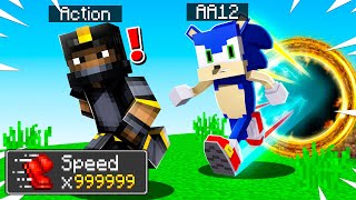 TROLLING as SONIC with MINECRAFT CHEATS! (Minecraft Trolling Prank)