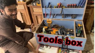 How To Make Tool Box Using Plywood Cut Pieces.wooden Tool Box