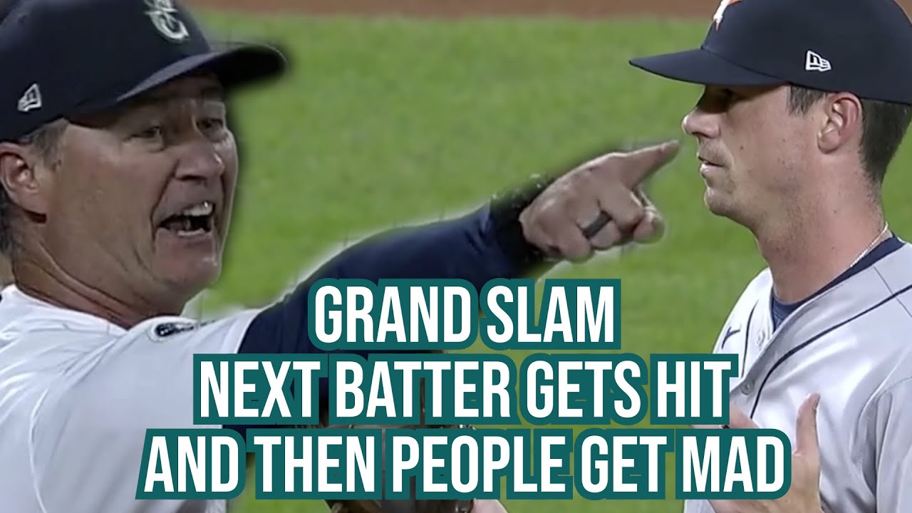 Astros hit batter after giving up a grand slam and tempers flare, a breakdown