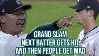 Astros hit batter after giving up a grand slam and tempers flare, a breakdown