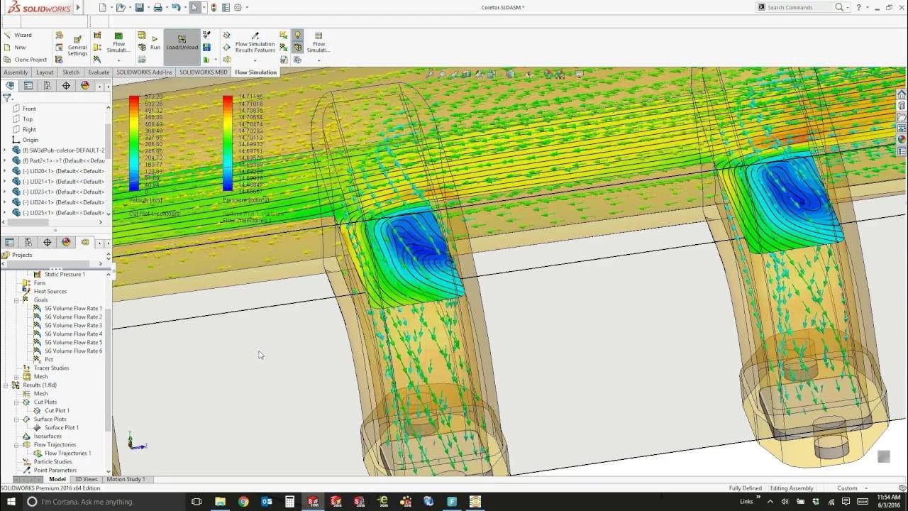 SOLIDWORKS Flow Simulation: Results Visualization - YouTube