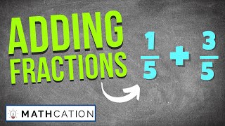 Adding Fractions with Like Denominators | How to Add Fractions | 5th Grade