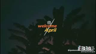 Selamat datang April..