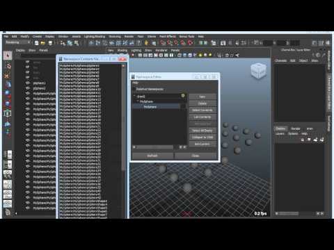 Maya Namespace and Prefix tips and tricks