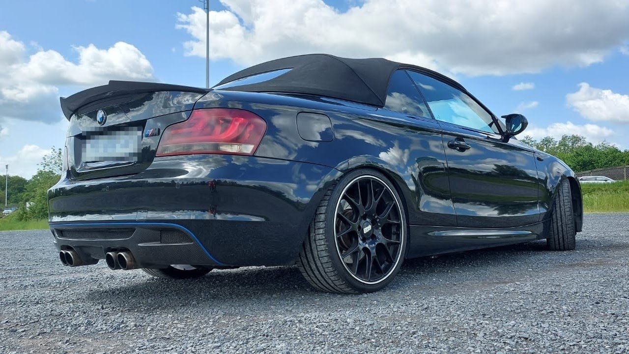 4K | BMW 135i M-Sport Cabrio LCI (E88 - N55) | Tour du véhicule | Car walkaround | BBS wheels