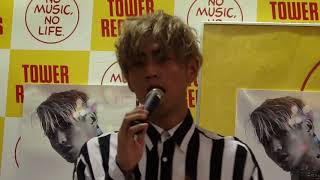 2017/9/27 TaeHoon (from CODE-V) @新宿タワレコ 【1】