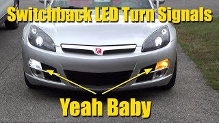 I Installed Switchback LED Turn Signal Lights to my Saturn Sky