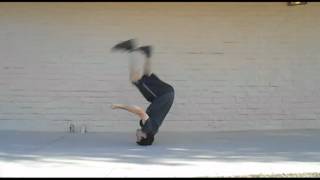 Back headspring on cement