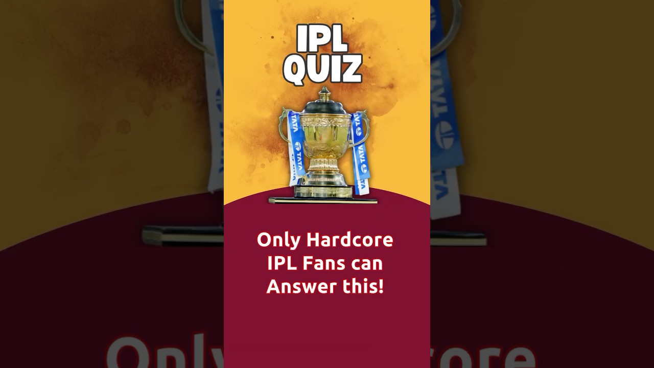 Are you an IPL expert? Take the Quiz - Part 2