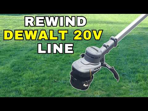 How to Replace String Line on Dewalt Weed Eater