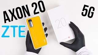 ZTE Axon 20 5G Sunrise Yellow - Worlds 1st Under Display Camera Unboxing + Gameplay