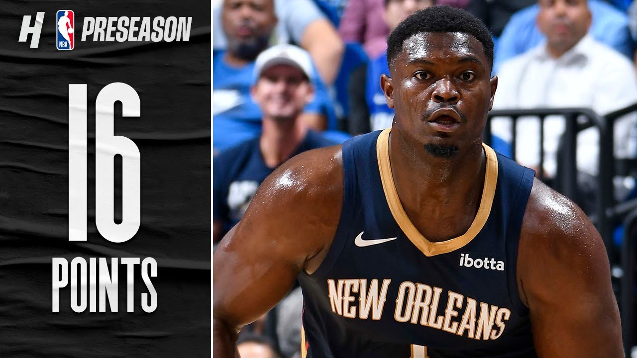 Zion Williamson with 16 POINTS vs Hawks