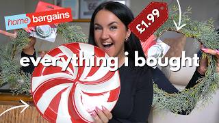 Early christmas bargains, cleaning supplies & bargain birthday finds! Home Bargains HAUL!