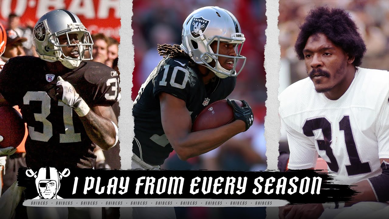 One Play From Every Season of Raiders Football | 28 Minutes of Highlights | NFL