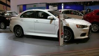 2012 Mitsubishi Lancer Evolution S-AWC Exterior and Interior at 2012 Montreal Auto Show