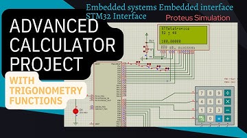 Best Advanced Calculator with Trigonometry Functions using STM32 | Electronics Projects