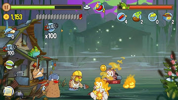 Swamp Attack 5 MIN! (Android,iOS) Gameplay Walkthrough Part-7||Lv-15