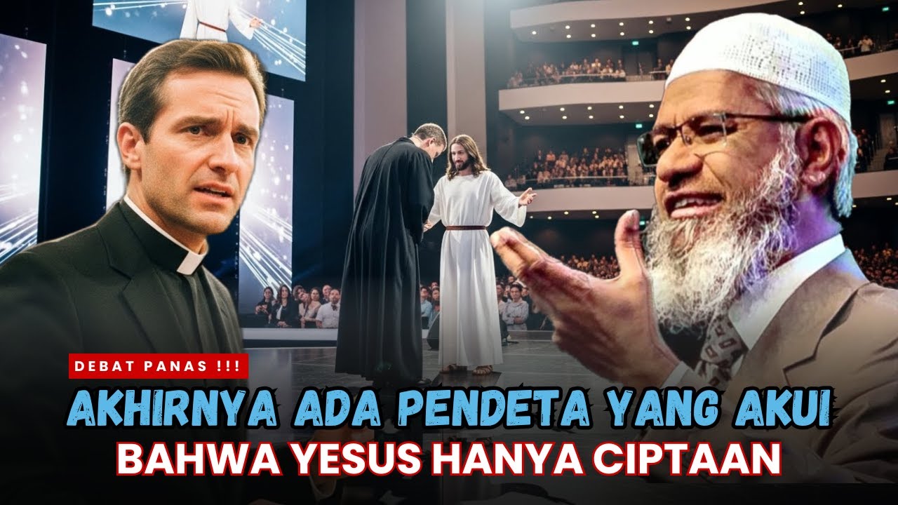 SUBHANALLAH ‼️ AKHIRNYA ADA PENDETA YANG BISA JUJUR AKUI YESUS HANYA CIPTAAN SAAT DEBAT DR ZAKIR