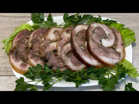 Свиной Рулет из Рульки. Мясной Рулет - Настоящий ДЕЛИКАТЕС За Копейки!