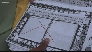 Fourth graders given slavery assignment