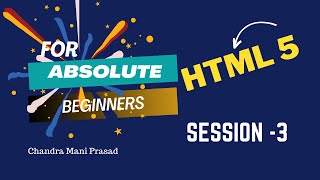 HTML5 Tutorial for Beginners | Session - 3 | EzyCode